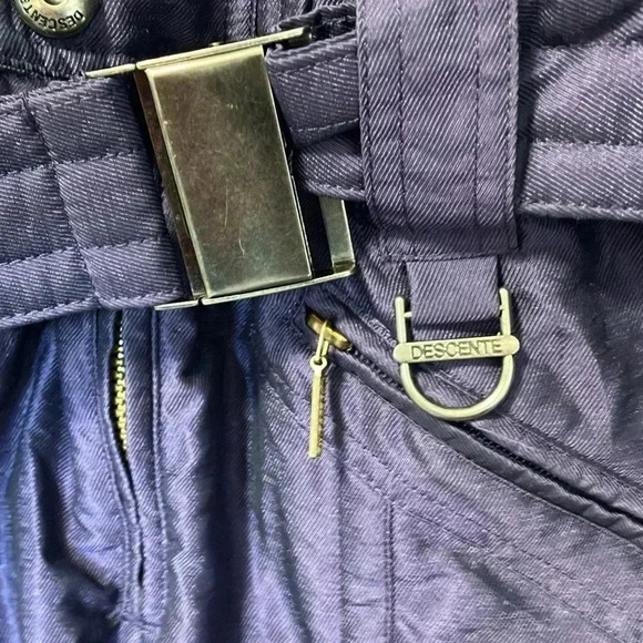 Descente vintage  purple green ski suit with belt - Picture 4 of 13